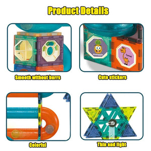 DIY Magnetic Pipe Maze Building Set